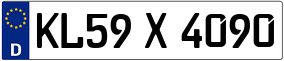 Truck License Plate